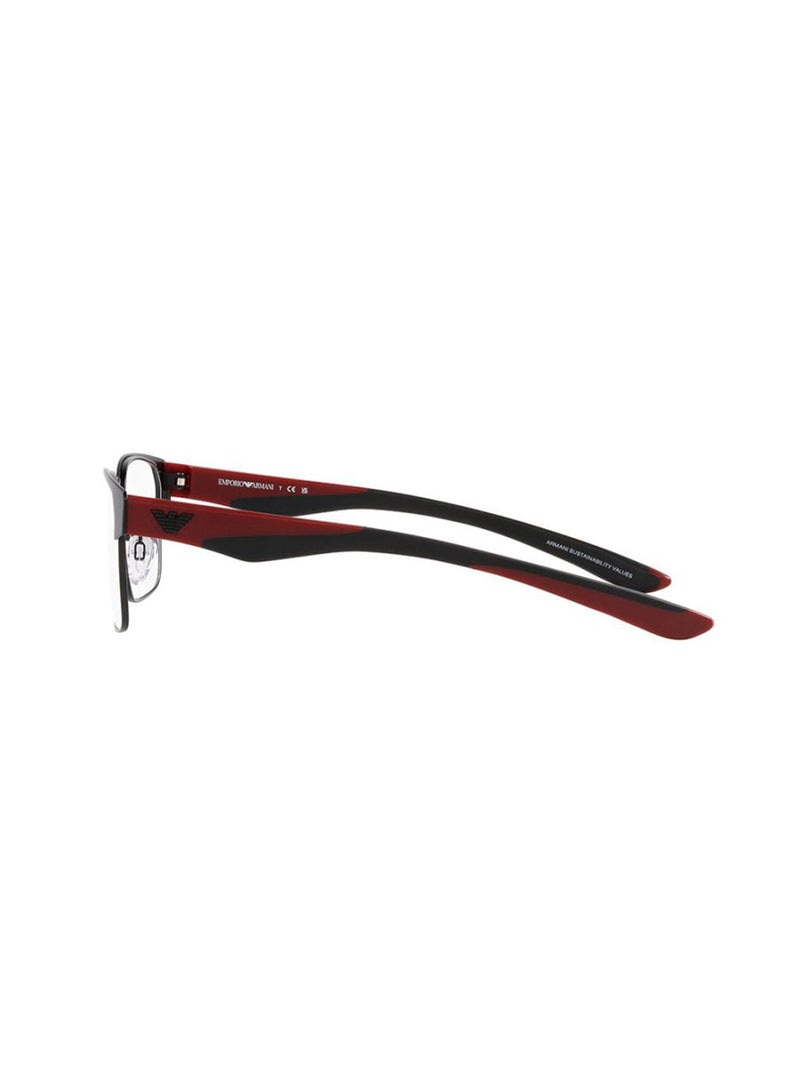EMPORIO ARMANI Men Rectangular Eyeglass Frame - EA1141 3001 54 - Lens Size: 54 Mm - Image 2